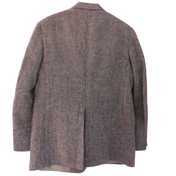 Harris Tweed Blazer Jacket Hardwick Clothes Made in Scotland 100% Wool 40R - Picture 7 of 8